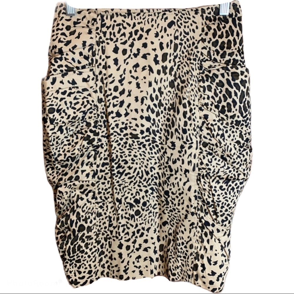 XXI Animal Print Skirt Tiger King Size  Small